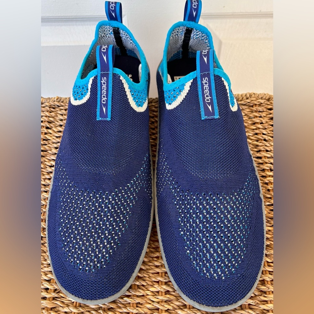 Speedo Men’s Surf Strider Water‎ Shoes Mesh Blue/White Size Large